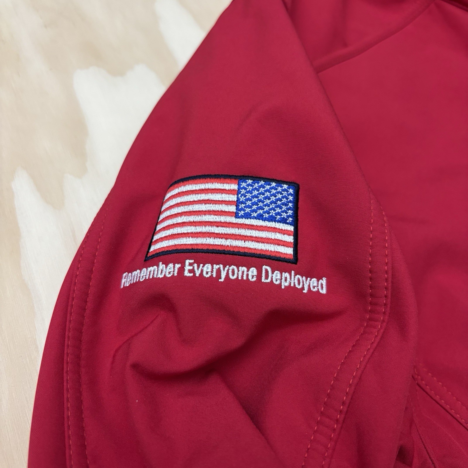 Lockheed Martin Full Zip Red Shell Jacket Mens 2X… - image 4