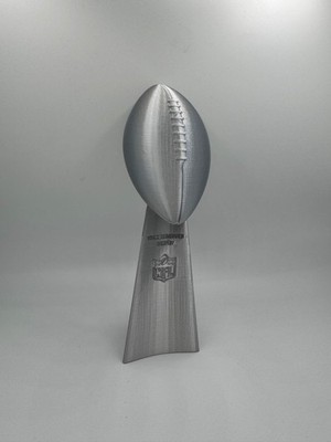 3D-gedruckte Super-Bowl-Style Trophäe   inspiriert von der Vince Lombardi Trophy