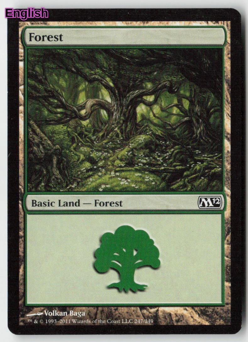 MTG Forest [M12 - 247] LP