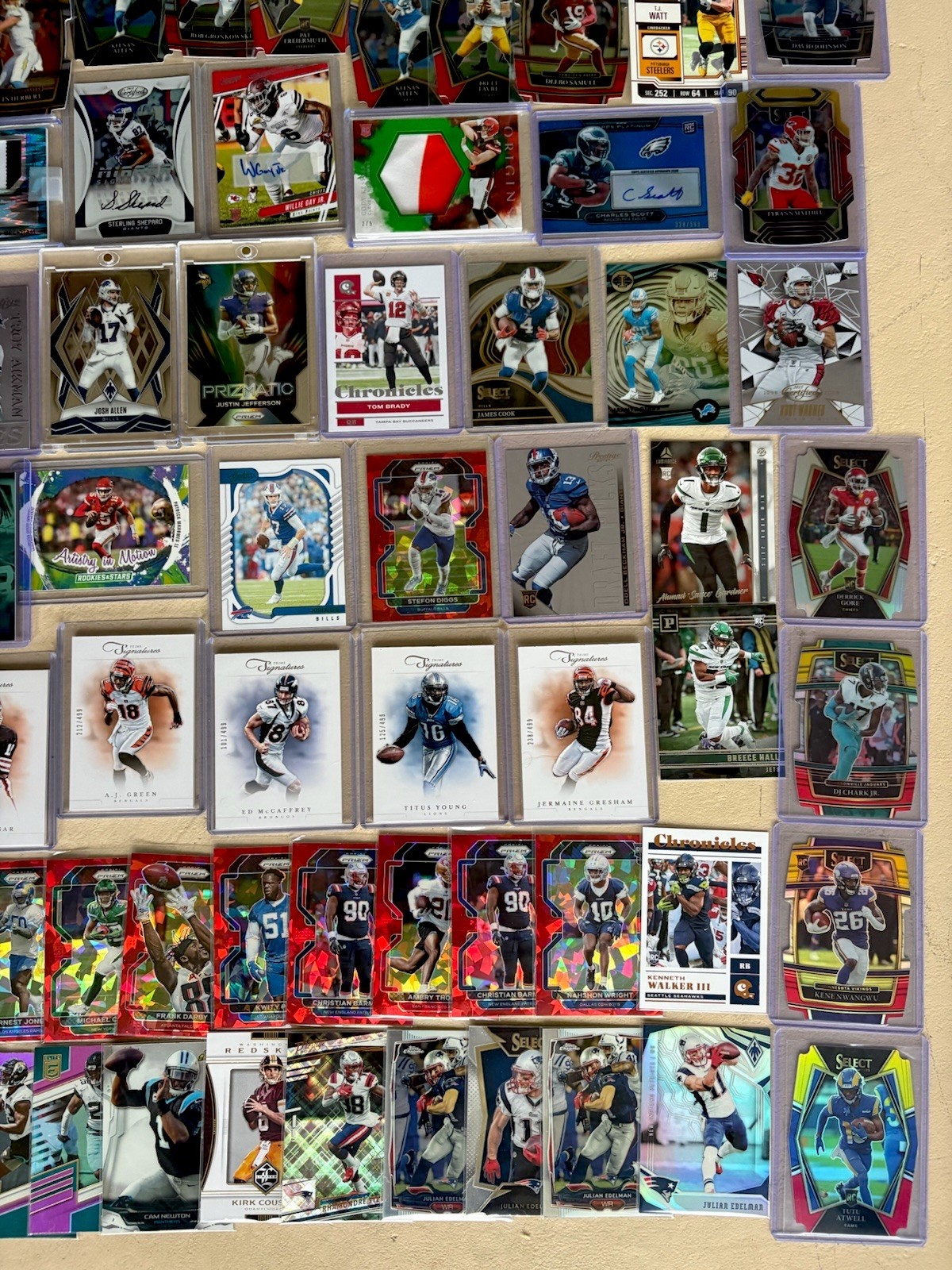 NFL Football MASSIVE 300 Card Autos Rookies Relics Parallels Inserts Card Lot 💎 view 7