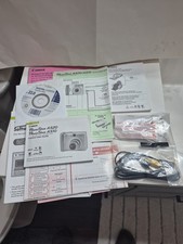 Canon Digital Camera PowerShot A510/A520 Paperwork ONLY CD Cords. 