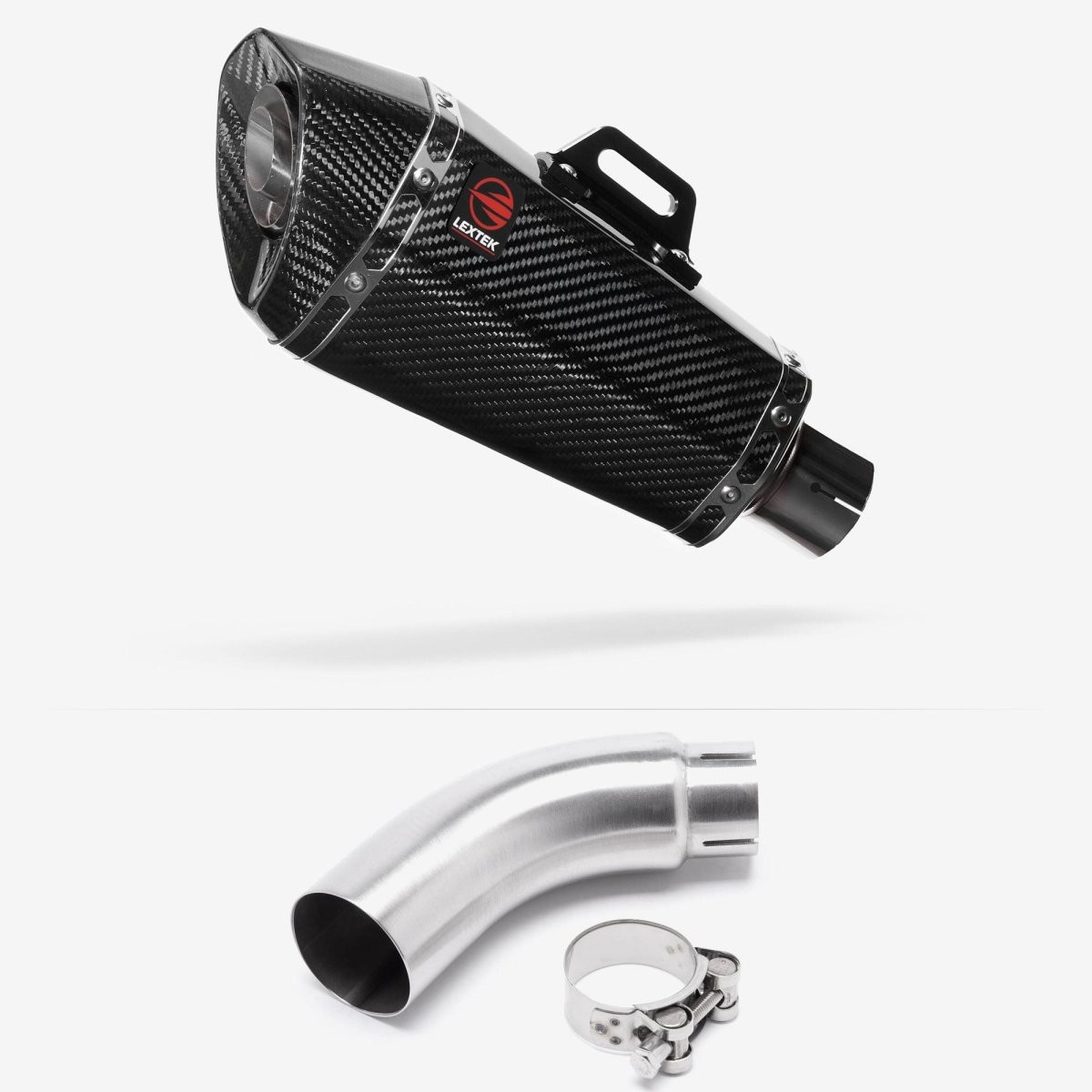Lextek Slip-on Stainless Steel 210mm Exhaust for Yamaha MT-03 16-22