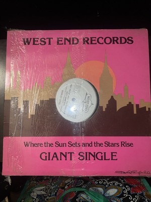 West End Records, Where the Sun Sets and the Stars Rise, Giant Single, 12''. VG+