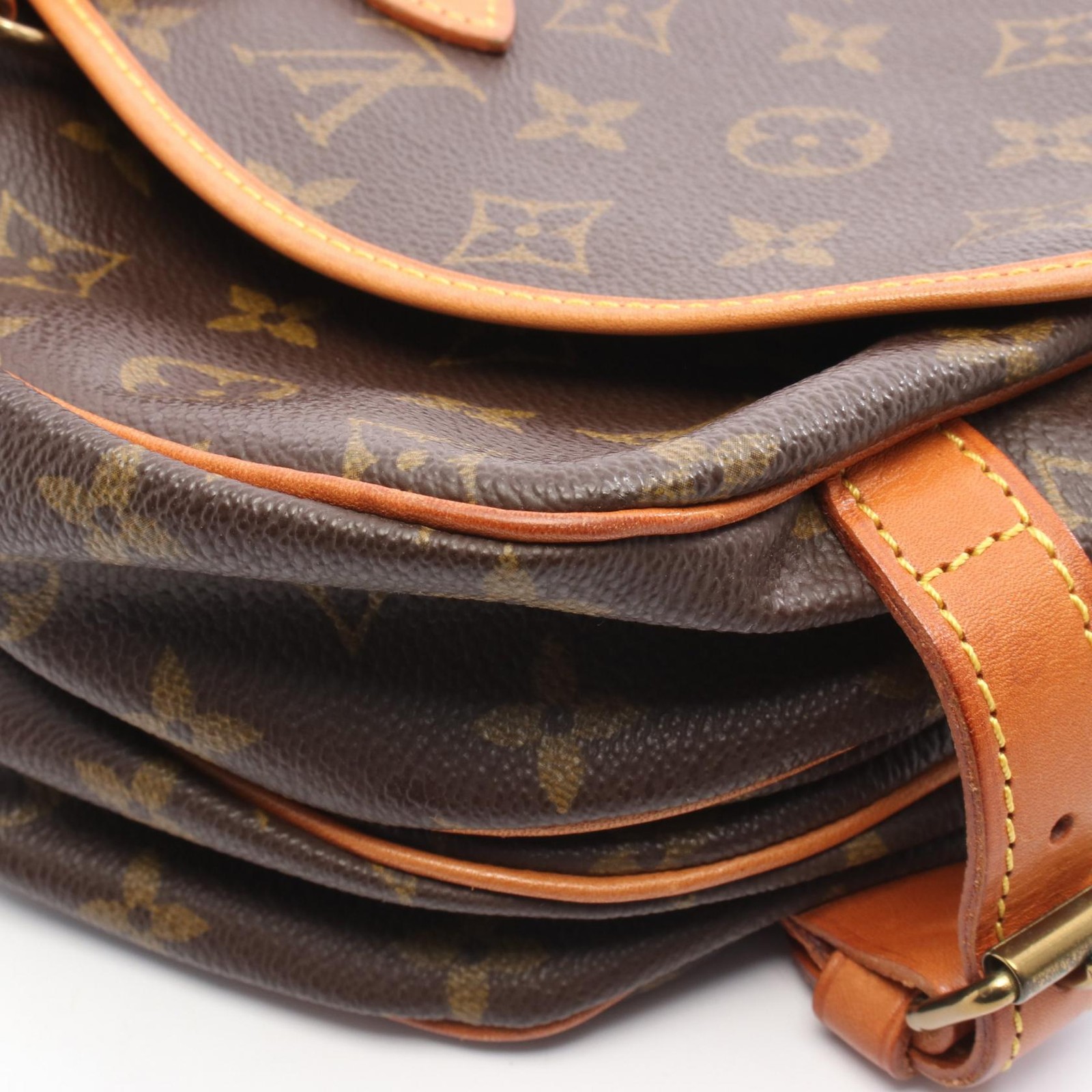 LOUIS VUITTON Saumur 30 Shoulder crossbody Bag M42256 Monogram leather Brown LV