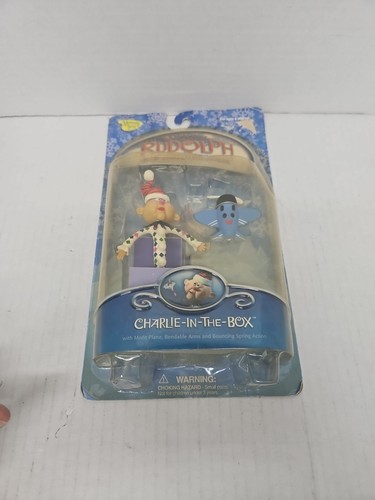 New 2002 Memory Lane Rudolph Red Nosed Reindeer Charlie-In-The-Box - Picture 7 of 7