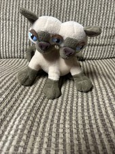 1999 Meanies Series 3 Si  Mia Siamese Cat Beanie Plush Toy