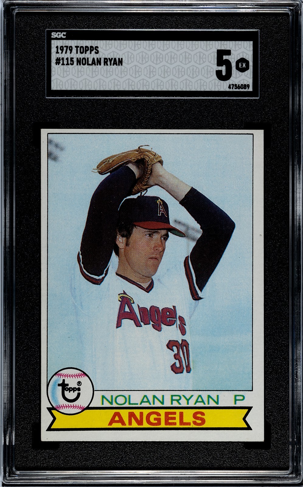 1979 Topps NOLAN RYAN California Angels #115 SGC 5 EX Condition