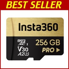Gold 256GB Micro SDXC Memory Card - Class 10, A2, V30