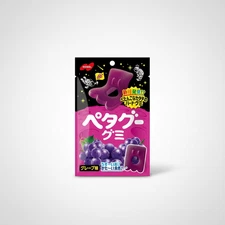 Nobel Peta-goo Grape Hard Gummy Candy from Japan
