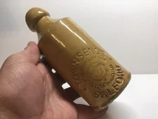 Antique Townsend Stoneware Ginger Beer Bottle. Salford.