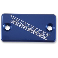 Works Connection 21-030 Anodized Billet Aluminum Front Brake Reservoir Cover - B