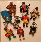 Vintage TMNT Ninja Turtles 1990's Lot Of 9+ 2 Capes 1 Belt
