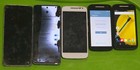 AS-IS FOR PARTS OR REPAIR – LOT OF 5 MOTOROLA / MOTO DEVICES, 👀 Pics And Info!