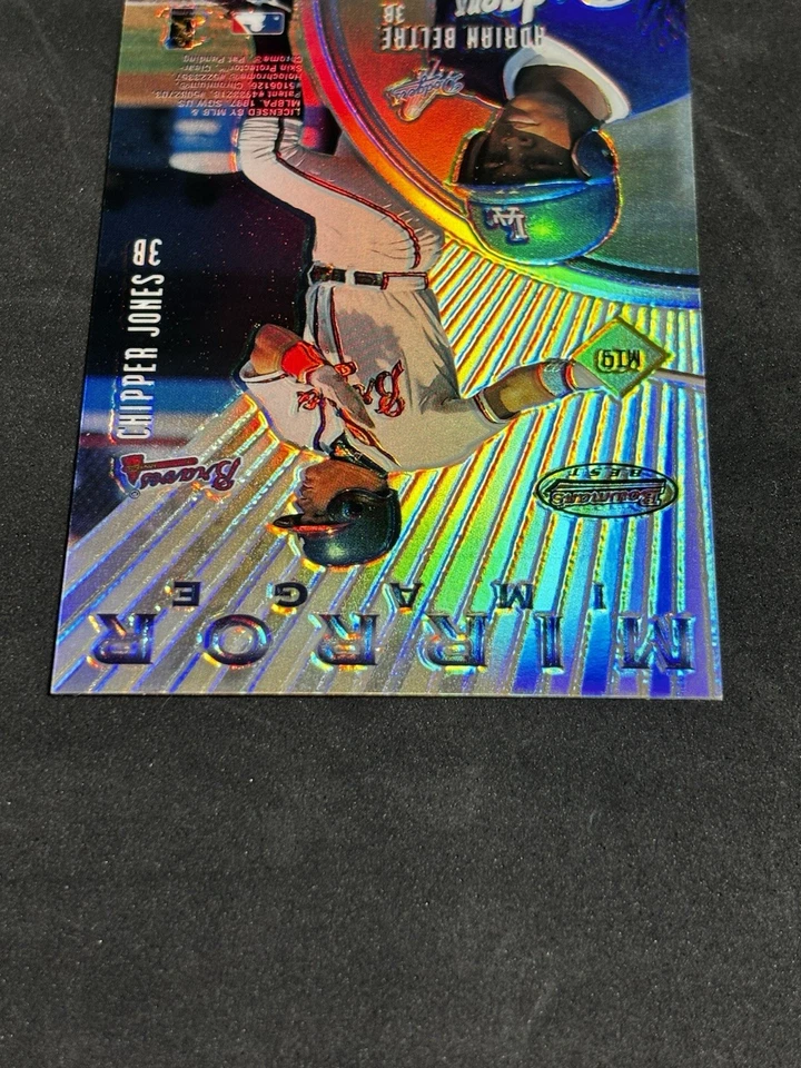 Adrian Beltre RC Refractor 1997 Bowman's Best Chipper Jones RARO MLB HOF Inserto! Foto 3 de 4
