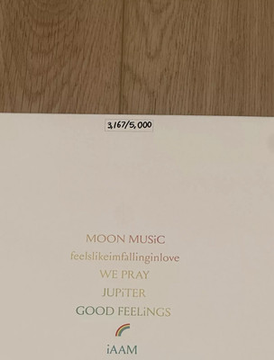 Coldplay-Moon Music-Zoetrope Picture Disc Vinyl-Blood Records X