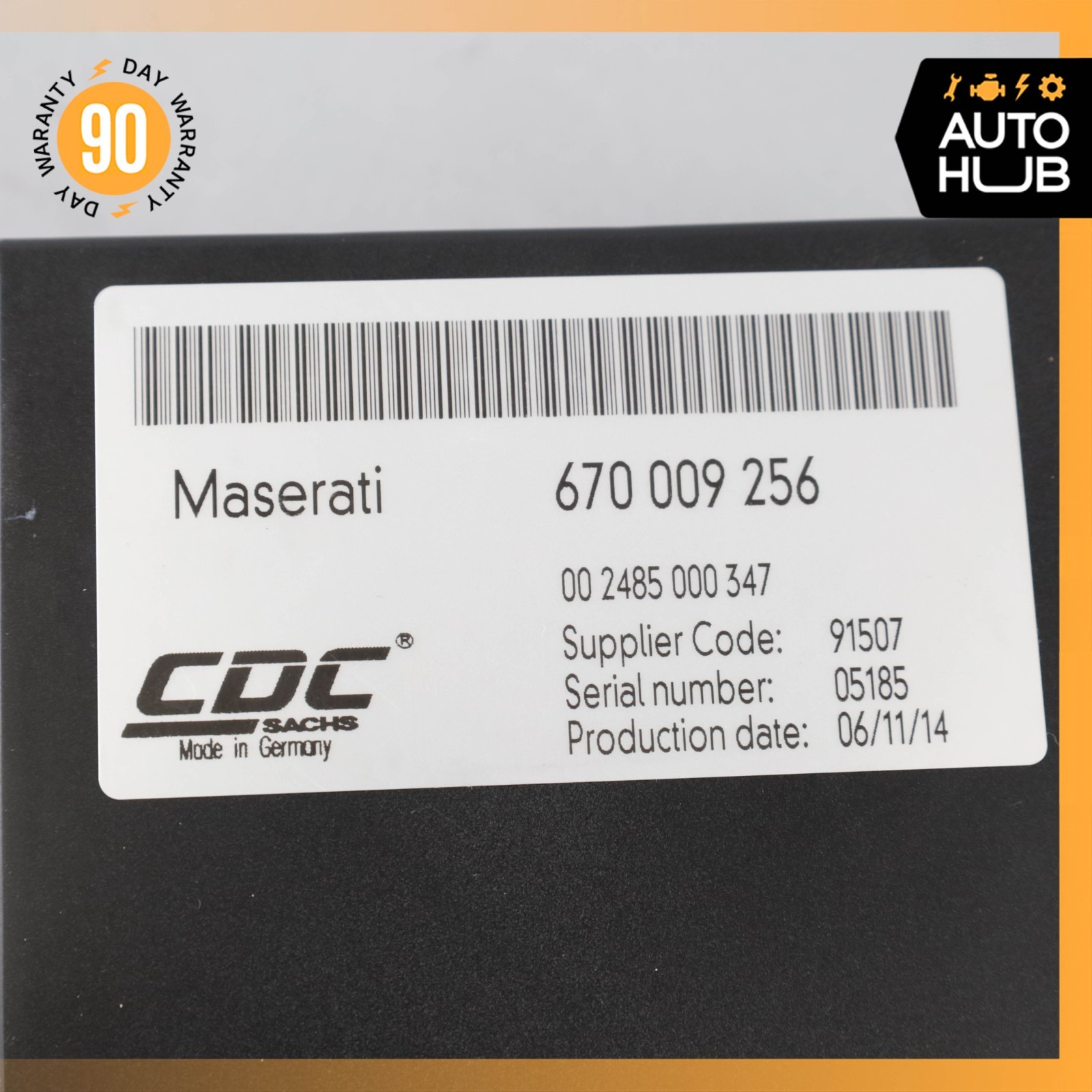 Maserati Quattroporte M156 Suspension Control Module 670009256 OEM