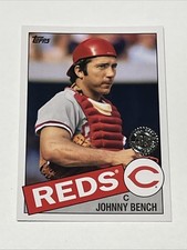 2020 Topps Johnny Bench 1985 Topps Baseball 35th Anniversary Reds 85-35