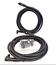 2 Pk Elecan Digital Optical Right Angle Audio Cable 15 Ft Toslink Fiber Optic