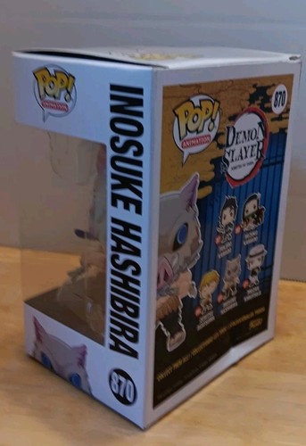 Funko Pop! Animation Inosuke Hashibira 870 DEMON SLAYER Kimetsu no Yaiba Figure - Picture 7 of 16
