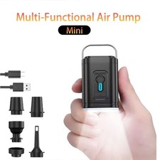Mini Electric Air Pump Portable Wireless Air Compressor with LED Light Pump