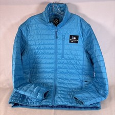 NFL Super Bowl LII Crew Puffer Jacket Size XL Blue -Eagles Vs Patriots