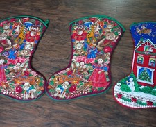 Lot Jumbo Stockings Christmas