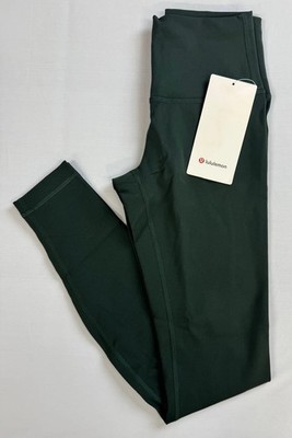 NEW lululemon Wunder Train High-Rise Tight 28'' Rainforest Green. Size 4. NWT