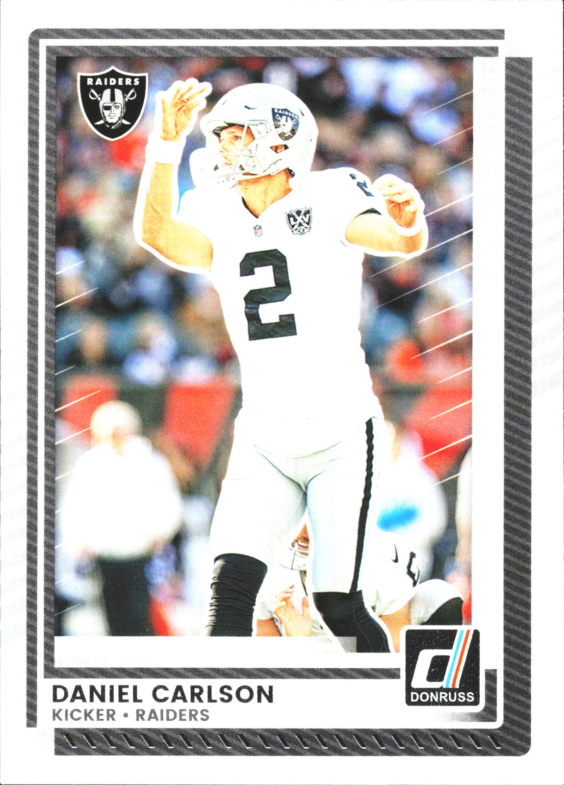 Daniel Carlson Football Card 2025 Donruss #238 Las Vegas Raiders