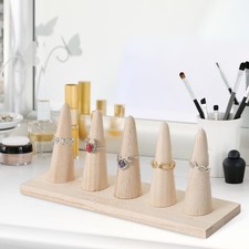 Espositore Da Banco in Legno a Forma di Cono per Bancone Da Negozio