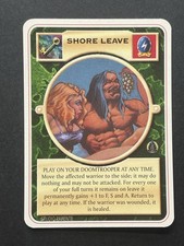 Doomtrooper CCG Mortificator Shore Leave Card Mutant Chronicles 1995 NM