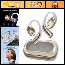 Wireless Open Ear Bluetooth Earbuds, 30H Playtime, Touch Control, IPX5 Waterproo