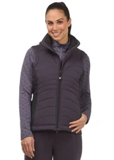 Kerrits Counter Balance Quilted Vest - Plumnoir