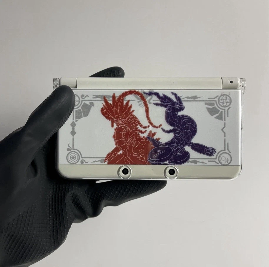 Placas personalizadas Pokemon escarlata y violeta para nueva Nintendo 3DS Foto 3 de 4