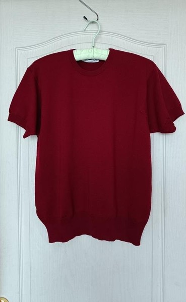 Women Ballantyne Sweater Burgundy Wool S
