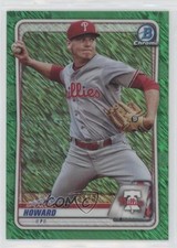 2020 Bowman Chrome Prospects Green Shimmer Refractor /99 Spencer Howard 0m4q