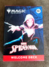 2025 Magic the Gathering Marvel SpiderMan Welcome Deck-SDCC Exclusive RED Deck