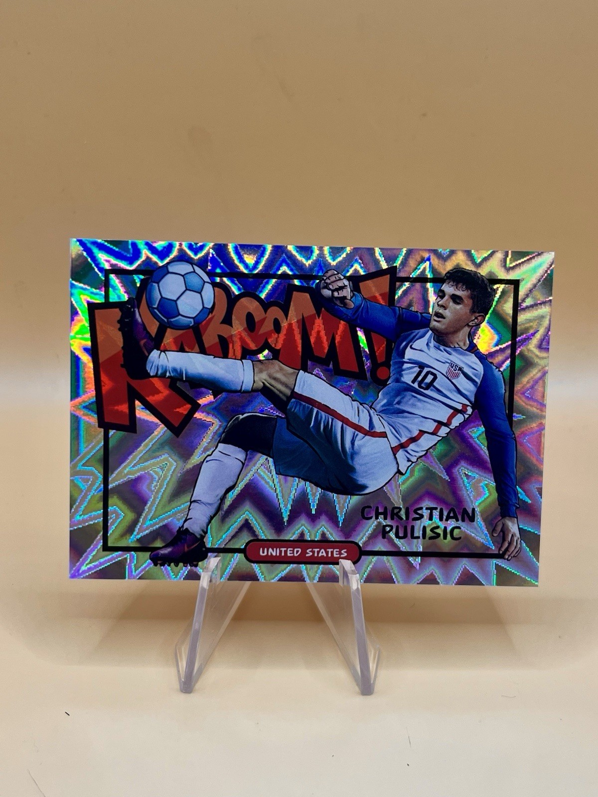 2017-2018 Panini Select Soccer Christian Pulisic Team USA Kaboom