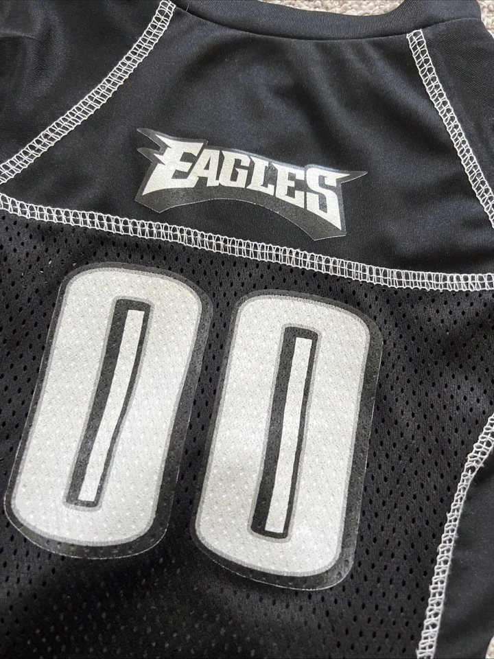 Camiseta deportiva elástica Hunter NFL Philadelphia Eagles para mascotas camisa negra M 00 disfraz para perro Foto 3 de 4