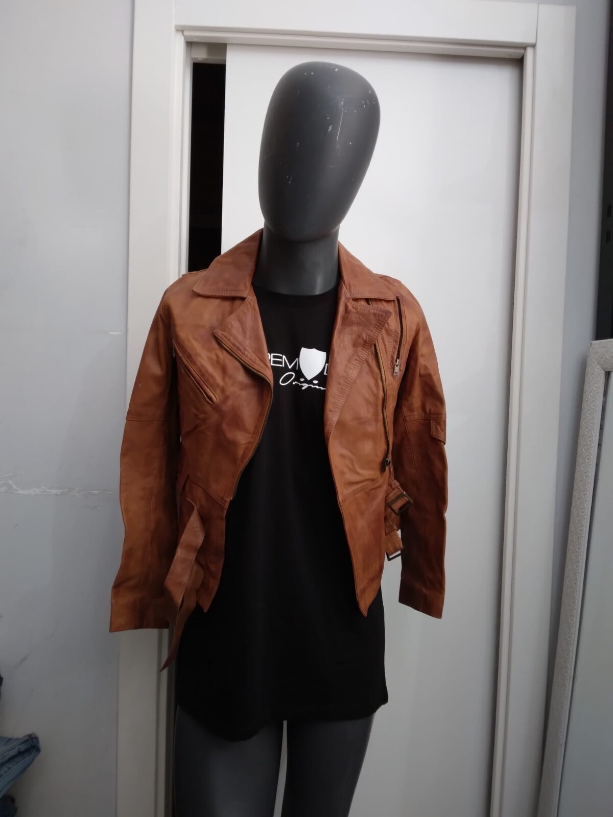 Brevetti authentic leather jacket used women's ca… - image 1