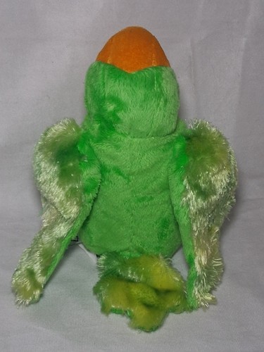 Webkinz Plush Parakeet Parrot HM354 8” Tall Green Stuffed Bird No Code Ganz - Picture 5 of 6