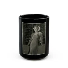 Gloria Stuart #04 (Vintage Female Icon) Black Coffee Mug