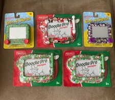 5 Pack Holiday Pocket - Etch A Sketch - Purple Penguins Fisher Price Doodle Pro