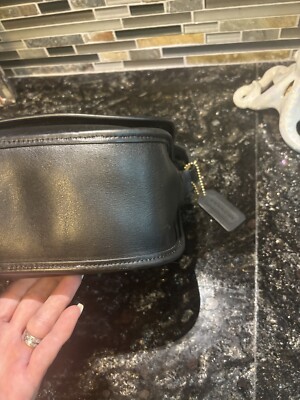 COACH Vintage City Bag Crossbody Black Leather Handbag 9790 COACH Vintage City Bag Crossbody Black Leather Handbag 9790