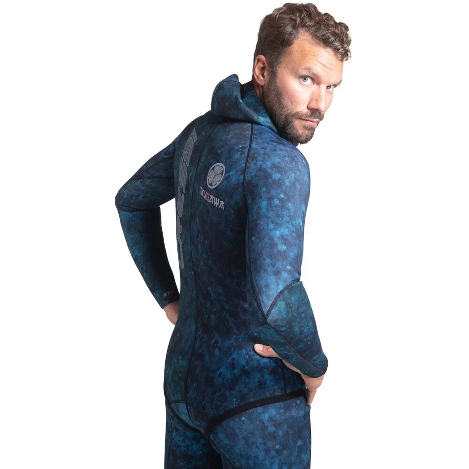 CRESSI Tokugawa Open Cell con Capucha 3.5mm Azul Camuflaje Para Hombre Grande/4 Nuevo Con Etiquetas Foto 2 de 3