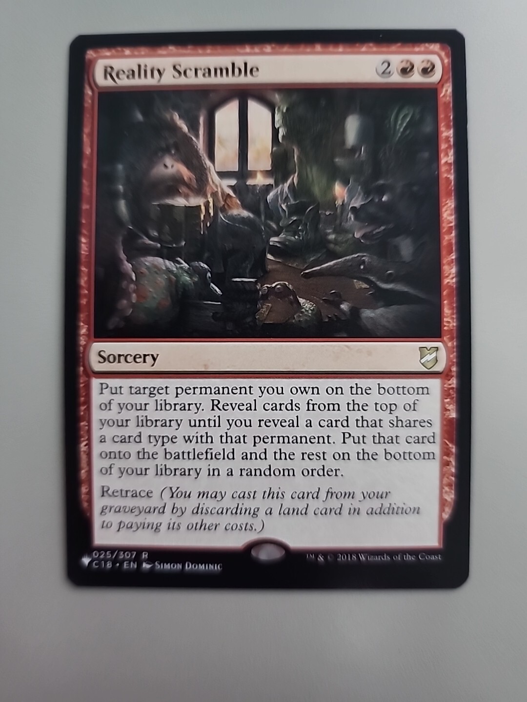 MTG Reality Scramble Mystery Booster - Commander 2018 025/307 Regular Rare