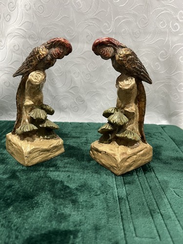 Pair of 6-3/4 Parrot Bookends - 第 1/7 張圖片