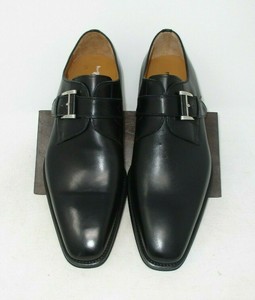 magnanni black monk strap