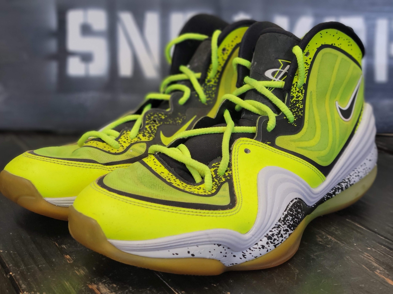 2013 Nike Air Max Penny V Highlight Yellow Basketball… Gem