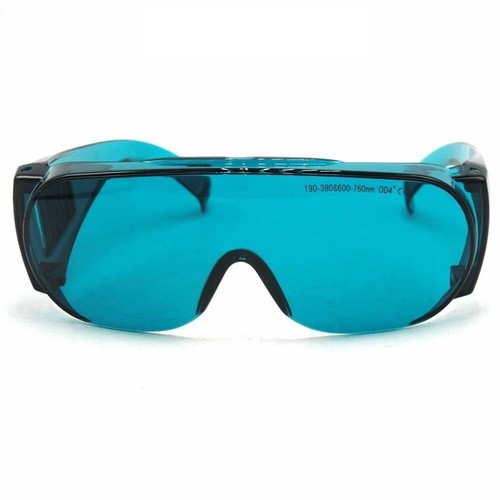 Gafas de protección láser OD4+ 190-380nm y 600-760nm CE rojas 635nm 650nm - Imagen 2 de 5