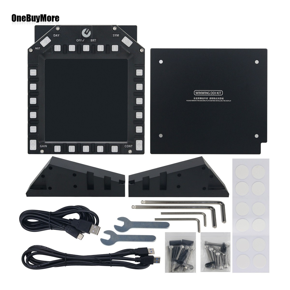 WINWING F18 MFD1 DDI MFD + D1 Display Cockpit Flight Simulator